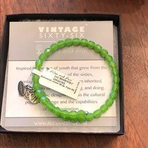 Alex and Ani Bohemian Jewel Wrap, palm